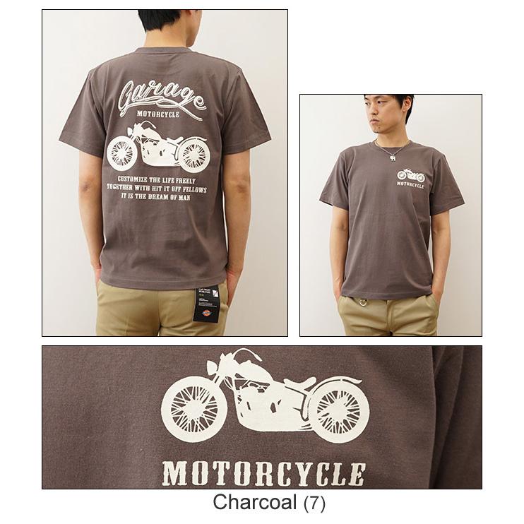 Tシャツ メンズ 半袖 MOTORCYCLE バイカー オリジナル プリント レディース 大きいサイズ JEANS BUG ジーンズバグ ブランド ST-MOTOR｜robinjeansbug｜07