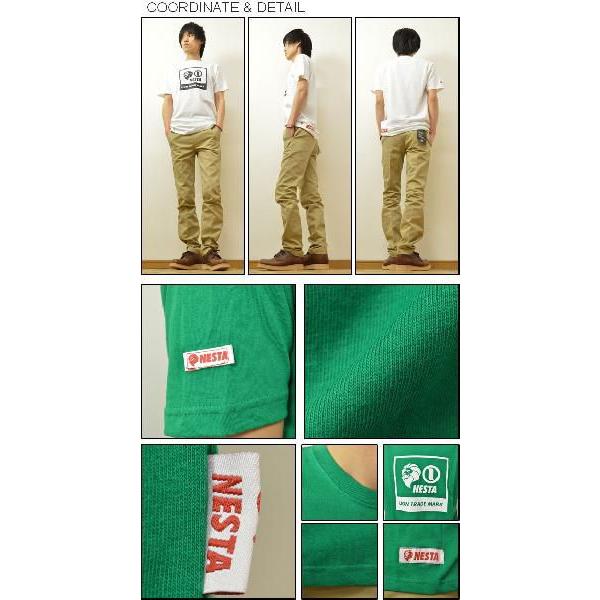 NESTA BRAND（ネスタブランド） ライオンロゴプリント 半袖 Tシャツ
