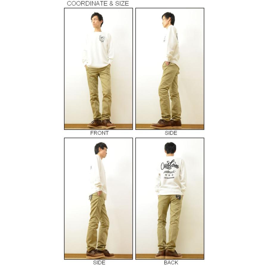 HWFロンＴ CUSTOM オリジナル バイカー プリント ヘビー ワッフル 長袖 Ｔシャツ メンズ 大きいサイズ 厚手 サーマル 防寒 インナー カスタム バイク HWLT-CUSTO |  | 01