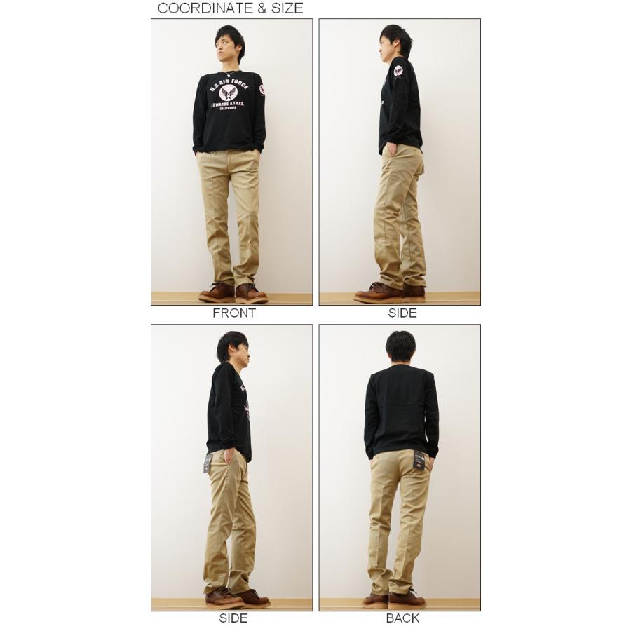 ロンＴ U.S. AIR FORCE CA オリジナル エアフォース ミリタリー プリント 長袖 Tシャツ メンズ レディース 大きいサイズ インナー アメリカ空軍 白 黒 LRT-CA | JEANS BUG | 01
