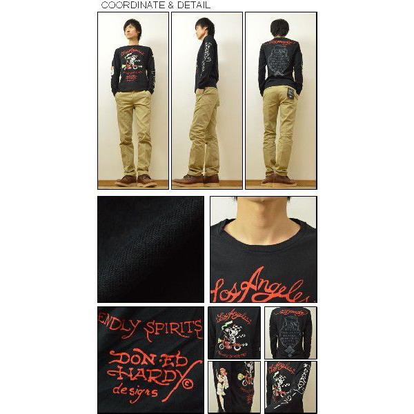 Ed Hardy（エド・ハーディー） Skull Bike 長袖tシャツ エド