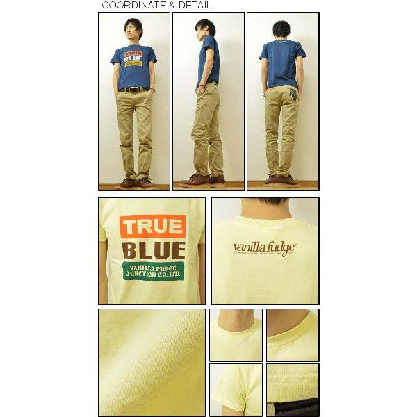 VANILLA FUDGE（ヴァニラファッジ） TRUE BLUE プリント ユースTシャツ メンズ 半袖Tシャツ レディ−ス ユニセックス ボックスロゴ アメカジ JV-2015321 | VANILLA FUDGE | 01