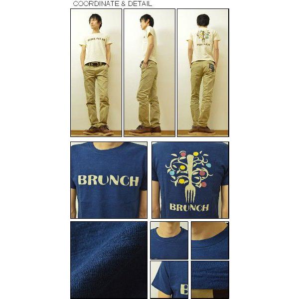 VANILLA FUDGE（ヴァニラファッジ） BRUNCH プリント ユースTシャツ メンズ 半袖Tシャツ スラブ生地 レディ−ス ユニセックス 木 フォーク アメカジ JV-2095307 | VANILLA FUDGE | 01