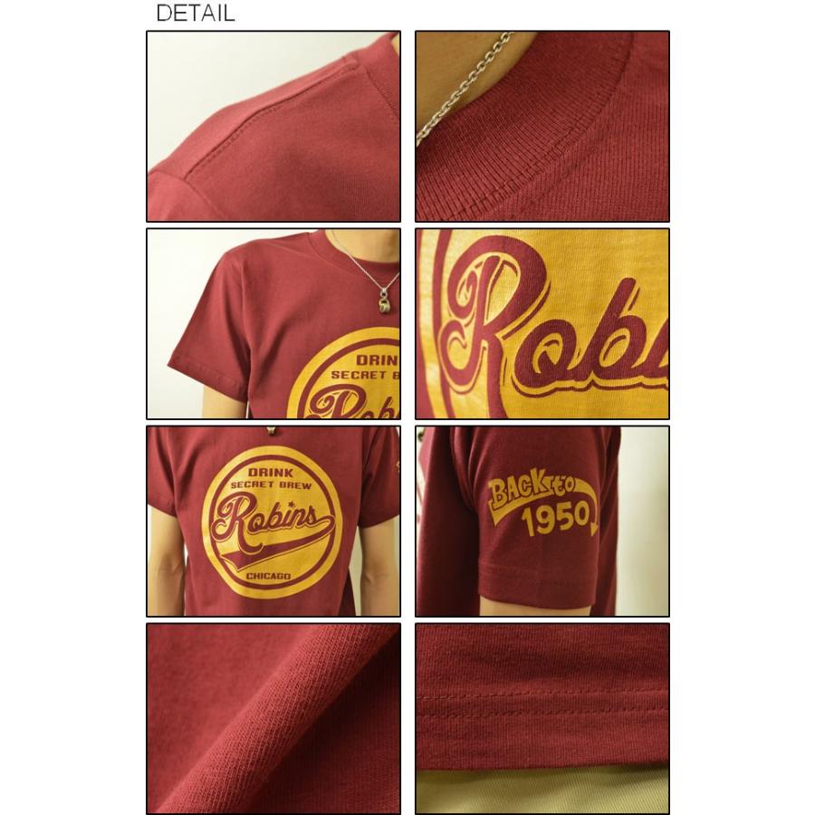 SECRET BREW オリジナルアメカジプリント 半袖Tシャツ レトロ ビール醸造所 サークルデザイン シカゴ アメリカ メンズ レディース 大きいサイズ ST-SCBREW |  | 02