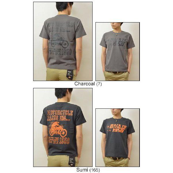 MOTO RACES JEANSBUG ORIGINAL T-SHIRT アメカジプリント 半袖Tシャツ バイクレース 広告 アメリカ ゴールデンエイジ 50年代 メンズ 大きいサイズ ST-MOTORC |  | 04