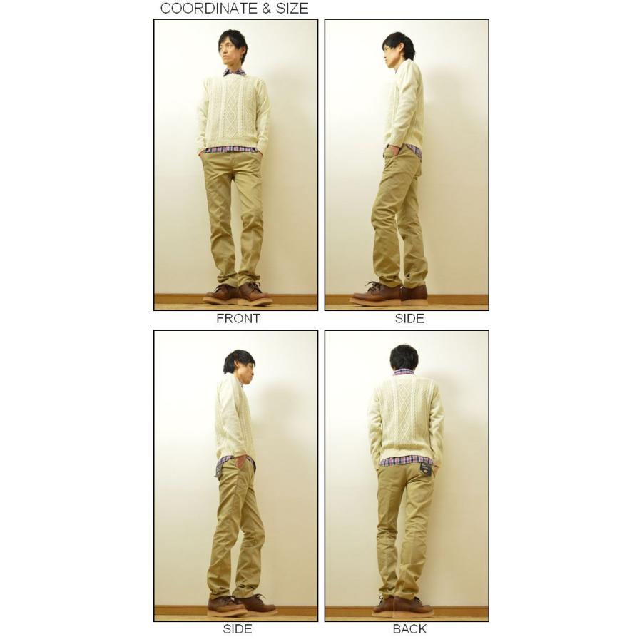 Revo.（レヴォ） ケーブル ニット クルーネック セーター メンズ ケーブル編み プルオーバー アラン キレイめ 薄手 アクリル レボ TH-1738 | Revo. | 01