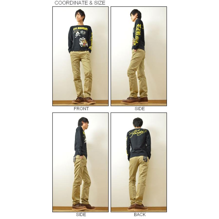 Ed Hardy（エドハーディー） TIGER ロングTシャツ メンズ ロンT