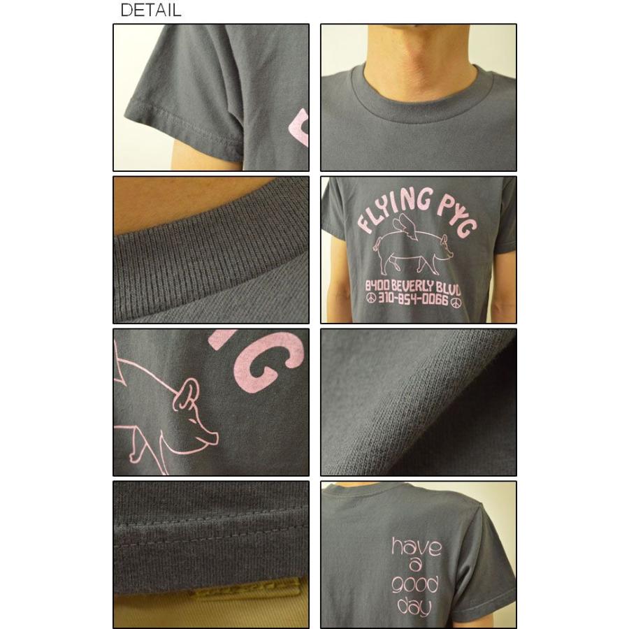 VANILLA FUDGE（ヴァニラファッジ） FLYING PYG プリント ユースサイズ 半袖Tシャツ メンズ レディ−ス ユニセックス 男女 ブタ ぶた 豚 ピッグ JV-2015413｜robinjeansbug｜03
