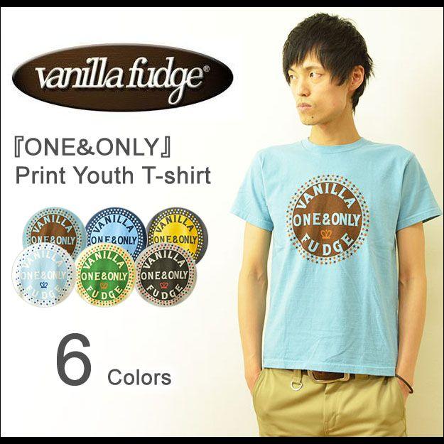VANILLA FUDGE（ヴァニラファッジ） ONE＆ONLY プリント ユースサイズ 半袖Tシャツ メンズ レディ−ス ユニセックス 男女 サークル JV-2015420 | VANILLA FUDGE