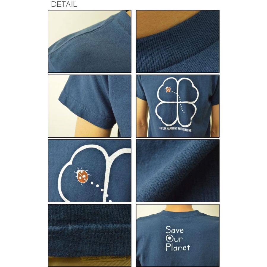 VANILLA FUDGE（ヴァニラファッジ） Clover プリント ユースサイズ 半袖Tシャツ メンズ レディ−ス ユニセックス クローバー 四つ葉 テントウムシ JV-2015428 | VANILLA FUDGE | 02