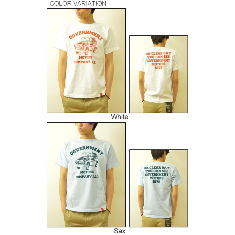 STUDIO D'ARTISAN（ステュディオダルチザン） GOVERNMENT 半袖 Tシャツ メンズ プリント アメカジ ダルチザン アメリカ 自動車メーカー 豚 ブタ 9751A | STUDIO D'ARTISAN | 03