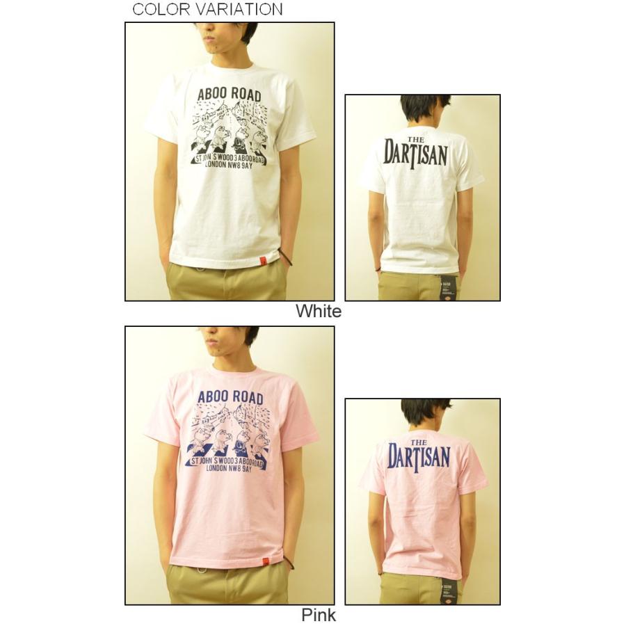 STUDIO D'ARTISAN（ステュディオダルチザン） ABOO ROAD 半袖 Tシャツ メンズ プリント アメカジ ビートルズ パロディ アビイロード 豚 ブタ 9752A | STUDIO D'ARTISAN | 03