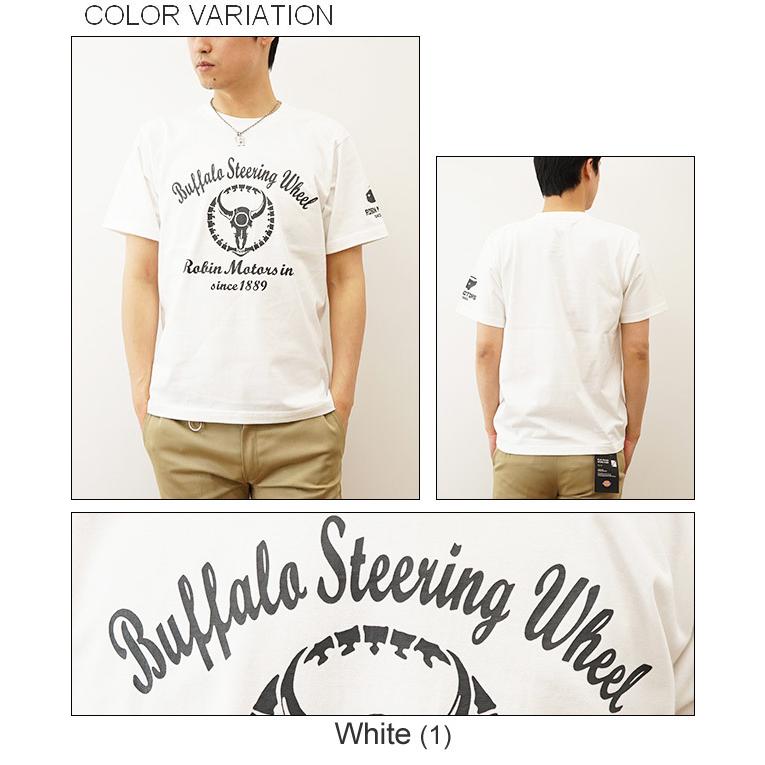 Tシャツ メンズ 半袖 Buffalo Steering Wheel バッファロー オリジナル プリント レディース 大きいサイズ JEANSBUG ジーンズバグ ブランド ST-BSTEER | ジーンズ | 03