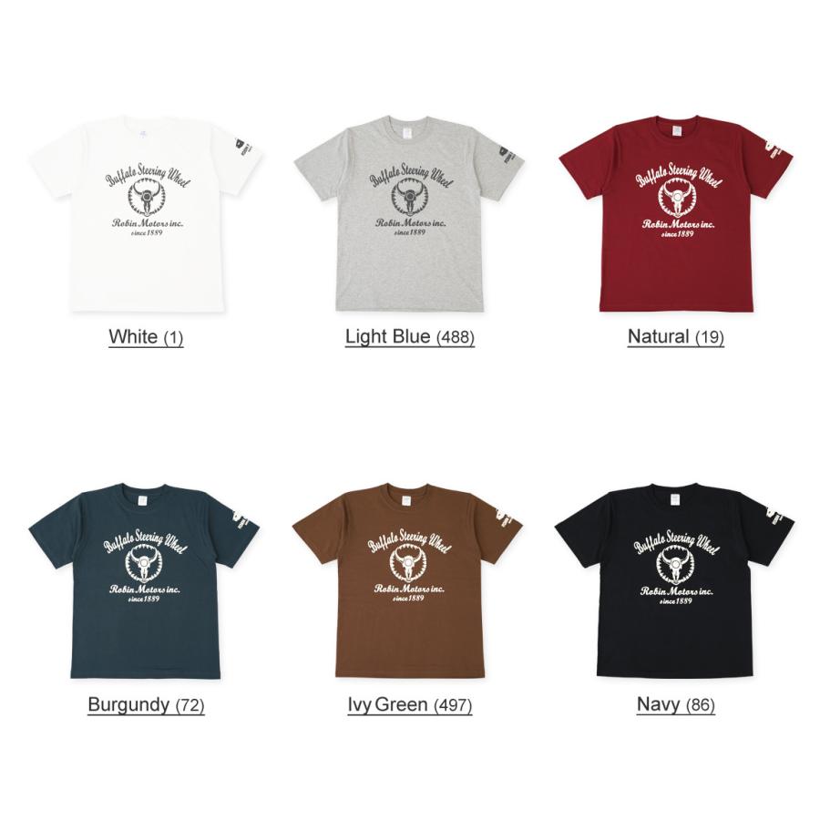 Tシャツ メンズ 半袖 Buffalo Steering Wheel バッファロー オリジナル プリント レディース 大きいサイズ JEANSBUG ジーンズバグ ブランド ST-BSTEER｜robinjeansbug｜10