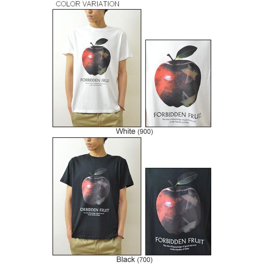 SLICK Slick（スリック） APPLE プリントTシャツ メンズ 半袖