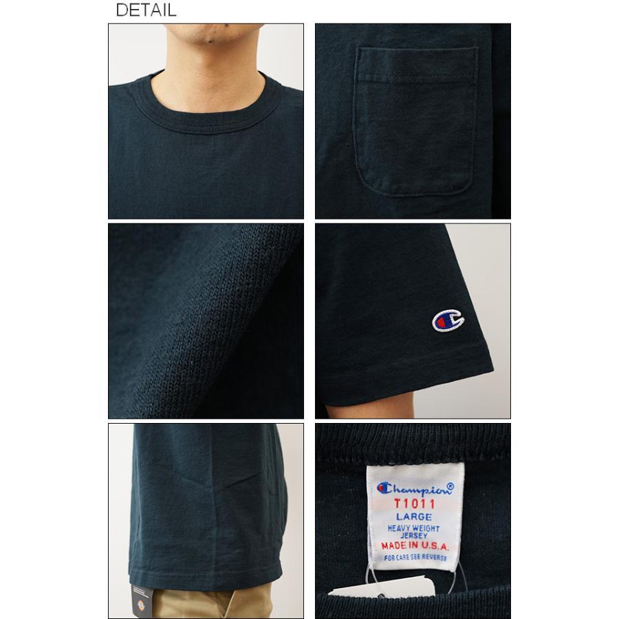 Champion（チャンピオン） T1011 ティーテンイレブン Tシャツ ポケT