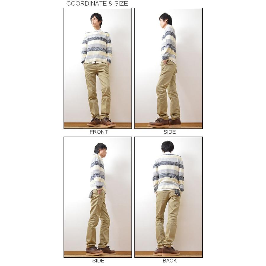 Revo.（レヴォ） ミックス ボーダー ローゲージ セーター メンズ ニット Vネック プルオーバー コットン 綿 TH-2018 | Revo. | 01