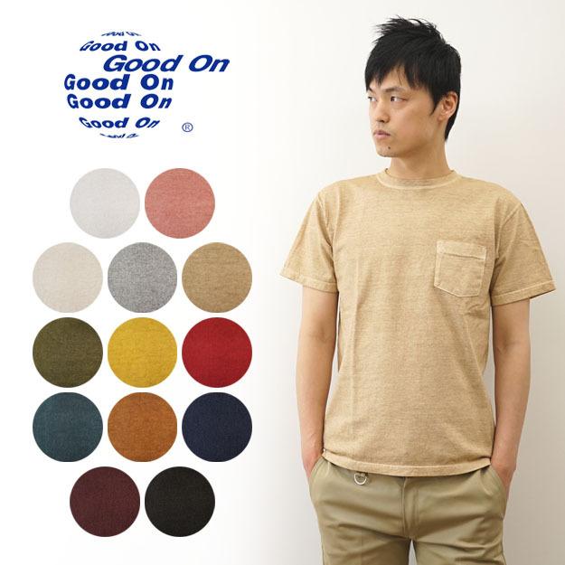 GOOD ON（グッドオン） ポケット Tシャツ ポケT ティーシャツ クルー