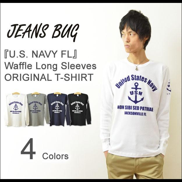 WFロンT）U.S. NAVY FL オリジナルネイビー ミリタリープリント