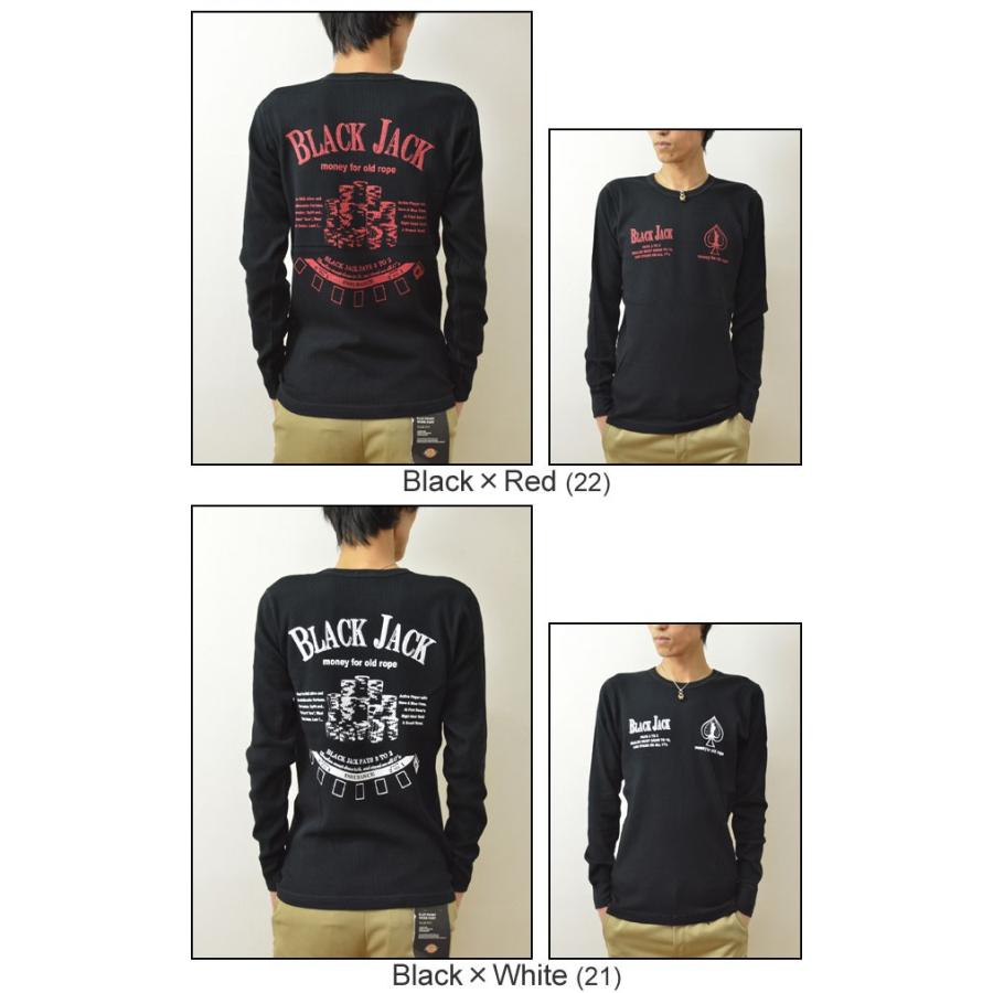 WFロンT）BLACK JACK オリジナルブラックジャックプリント ワッフル