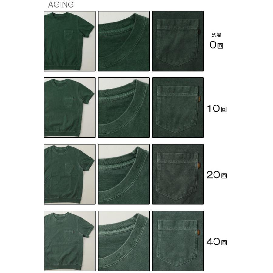 PigmentポケＴ Tシャツ メンズ 半袖 無地 オリジナル ピグメント 染め ポケット 大きいサイズ XL 2L XXL 3L JEANS BUG ジーンズバグ ブランド PKST-PIGMT | ジーンズ | 14