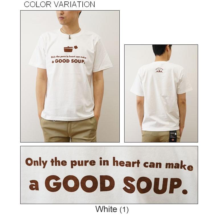 ジーンズ 半袖 Tシャツ GOOD SOUP オリジナル アウトドア プリント