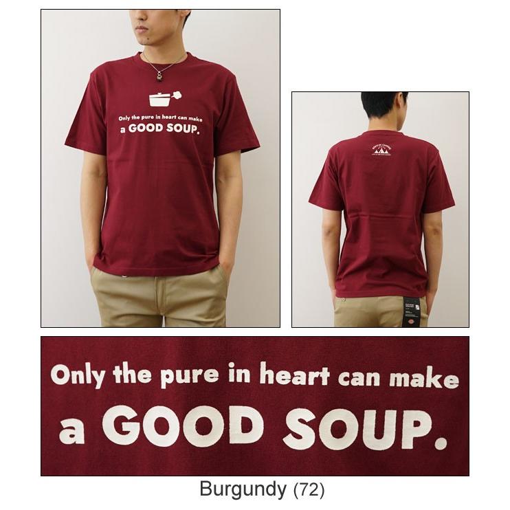 ジーンズ 半袖 Tシャツ GOOD SOUP オリジナル アウトドア プリント