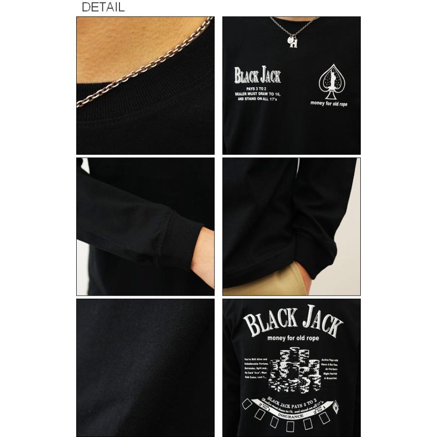 JEANS BUG（ジーンズバグ） ロンT BLACK JACK オリジナル ブラック