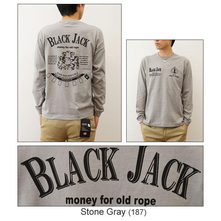 JEANS BUG（ジーンズバグ） ロンT BLACK JACK オリジナル ブラック