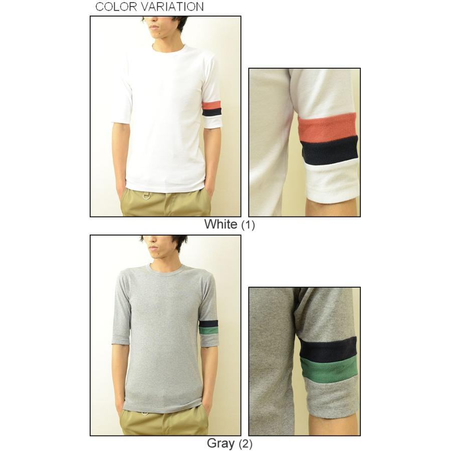 KRIFF MAYER ボーダー Tシャツ 伸縮性あり 状態良好 KRIFF MAYER MAYER（クリフメイヤー） タイトフィット 5分袖 Tシャツ