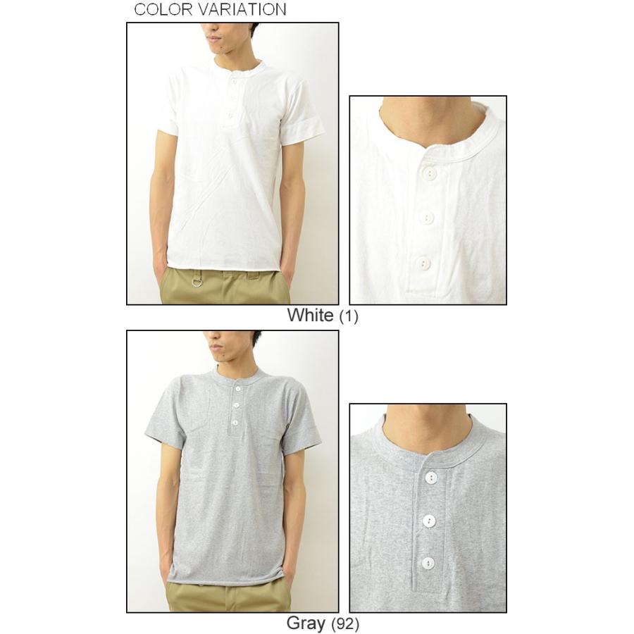 Healthknit（ヘルスニット） The ORIGIN ヘンリーネック 半袖 Tシャツ