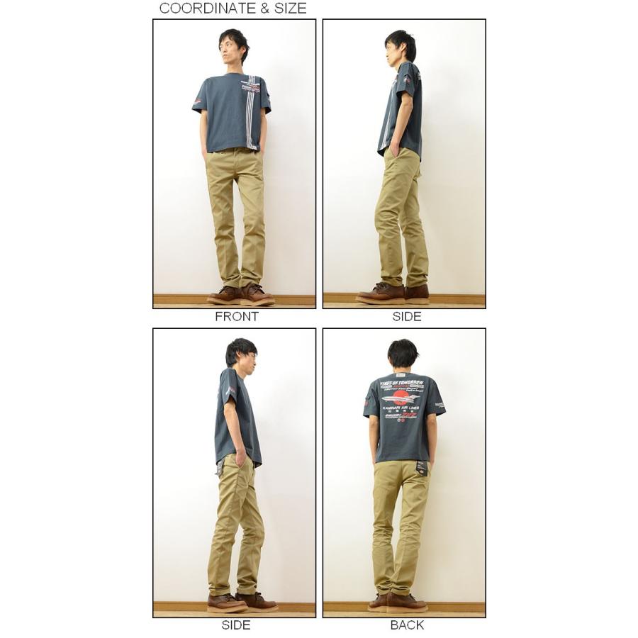 KAMINARI カミナリ KAMINARI AIR LINE プリント 半袖 Tシャツ メンズ カットソー 抜染 ボーイング 727 航空 飛行機 ジェット機 機長 レトロ エフ商会 KMT-116 |  | 01