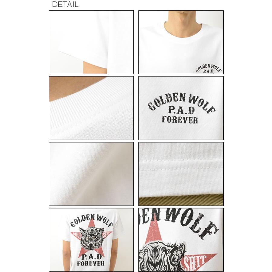 CROWS×WORST クローズ×ワースト GOLDEN WOLF プリント カスタム 半袖 T