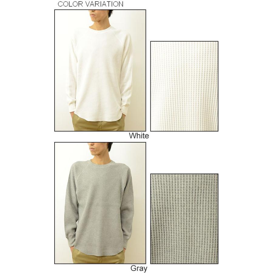 Houston ヒューストン ヘビー サーマル 長袖 無地 Tシャツ メンズ 厚手 ワッフル ロンｔ ビッグシルエット ラウンド カット インナー Jeansbug 通販 Yahoo ショッピング