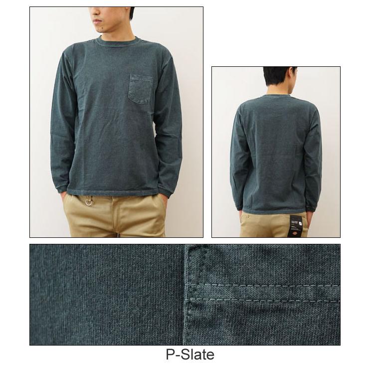 GOOD ON（グッドオン） ロング スリーブ ポケット クルー Tシャツ