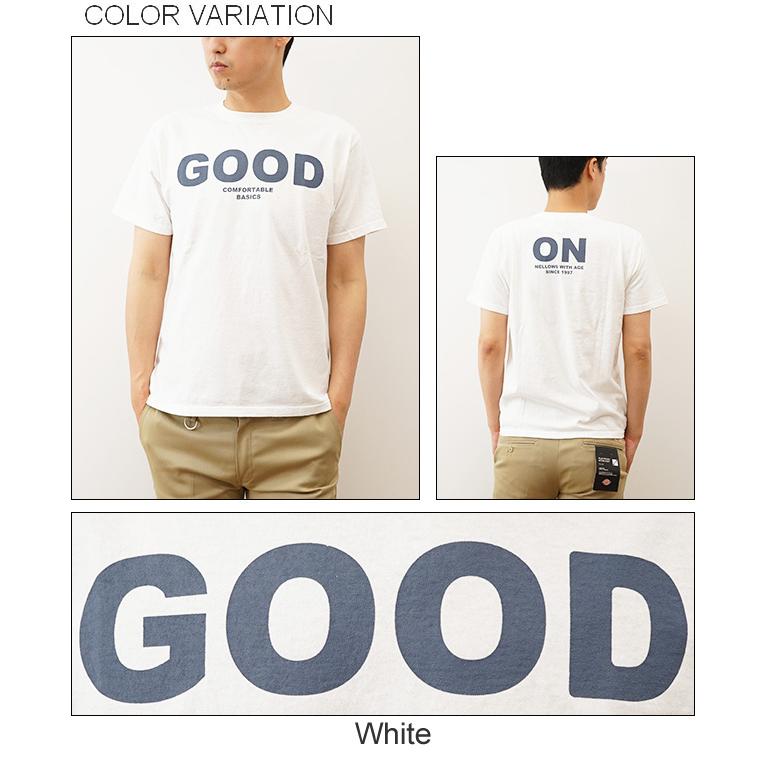 Good On グッドオン Tシャツ LOGO 半袖 メンズ ティーシャツ ピグメント 顔料染め 経年変化 エイジング アジ 古着 育てるTシャツ USコットン アメリカ OLSS-541P | GOOD ON | 03