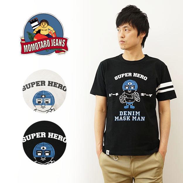桃太郎ジーンズ（MOMOTARO JEANS） GTB マスクマン 桃太郎 Tシャツ