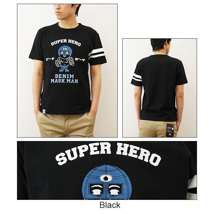 桃太郎ジーンズ MOMOTARO JEANS GTB マスクマン 桃太郎 Tシャツ