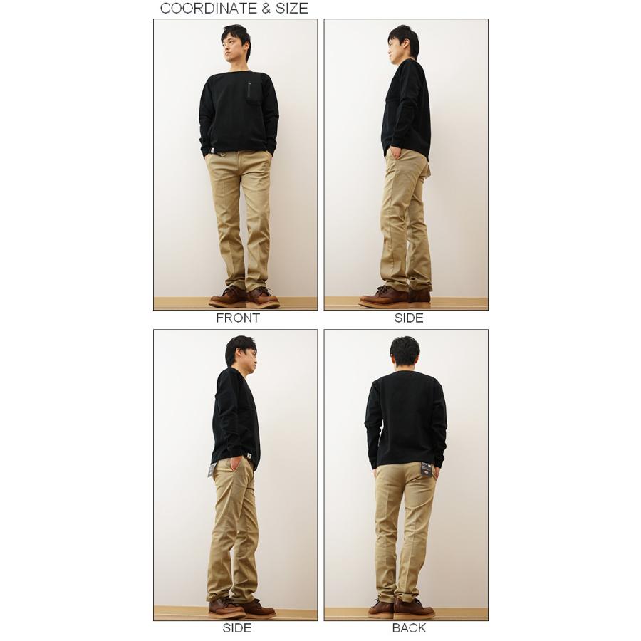 桃太郎ジーンズ（MOMOTARO JEANS） ヘビー インレイ クルーネック 長袖