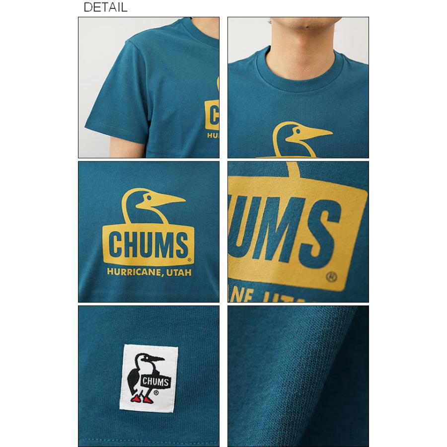 CHUMS チャムス Tシャツ 半袖 メンズ ブービーフェイス プリント キャンプ アウトドア 登山 山登り アメカジ ストリート ボーダー ペンギン CH01-1834 | CHUMS | 02
