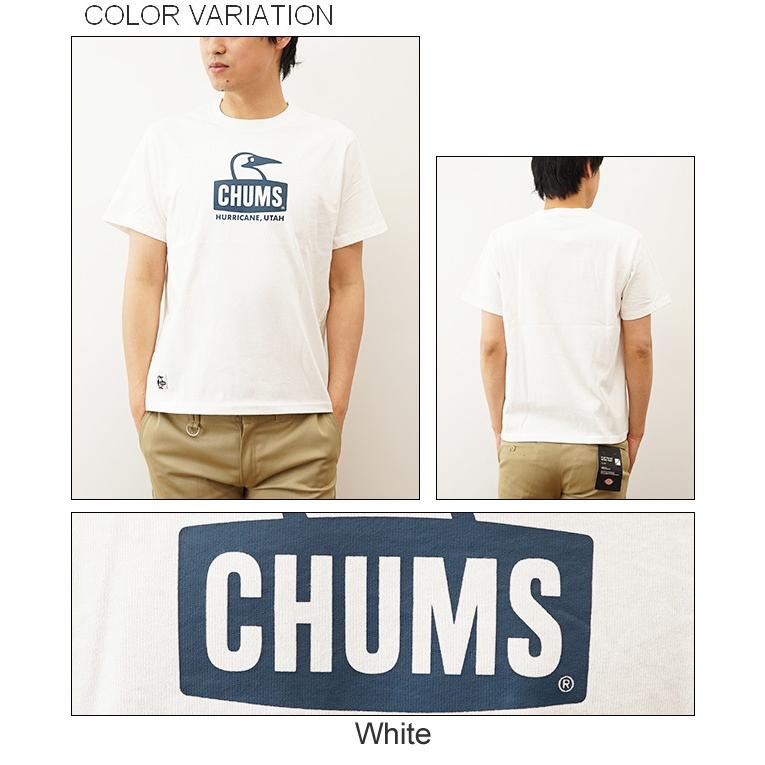 CHUMS チャムス Tシャツ 半袖 メンズ ブービーフェイス プリント キャンプ アウトドア 登山 山登り アメカジ ストリート ボーダー ペンギン CH01-1834 | CHUMS | 03