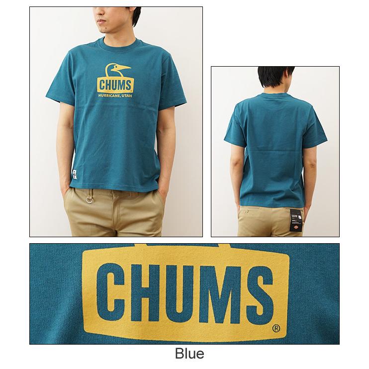 CHUMS チャムス Tシャツ 半袖 メンズ ブービーフェイス プリント キャンプ アウトドア 登山 山登り アメカジ ストリート ボーダー ペンギン CH01-1834 | CHUMS | 06