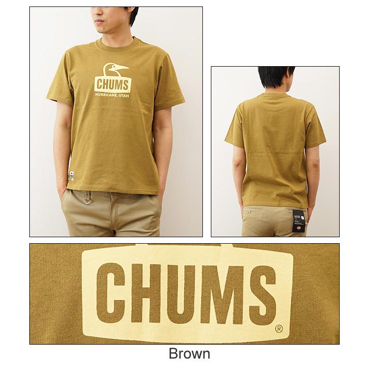 CHUMS チャムス Tシャツ 半袖 メンズ ブービーフェイス プリント キャンプ アウトドア 登山 山登り アメカジ ストリート ボーダー ペンギン CH01-1834 | CHUMS | 07