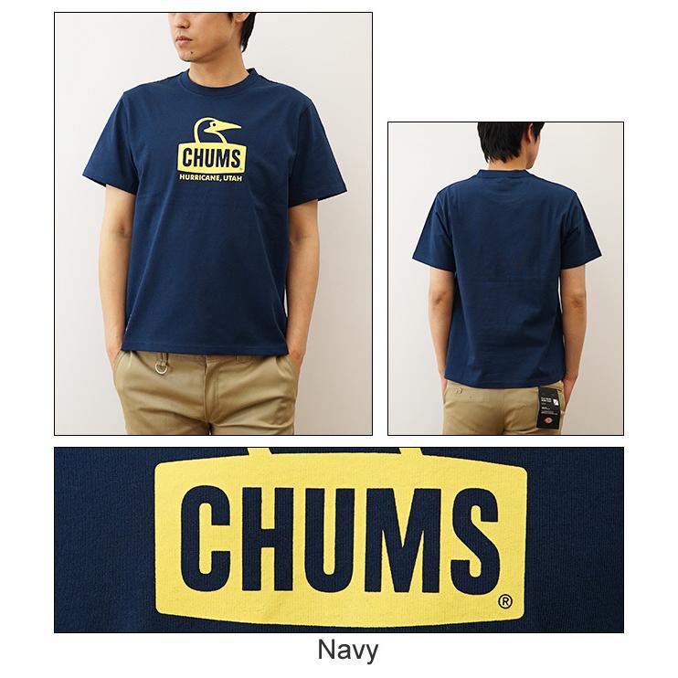 CHUMS チャムス Tシャツ 半袖 メンズ ブービーフェイス プリント キャンプ アウトドア 登山 山登り アメカジ ストリート ボーダー ペンギン CH01-1834 | CHUMS | 08