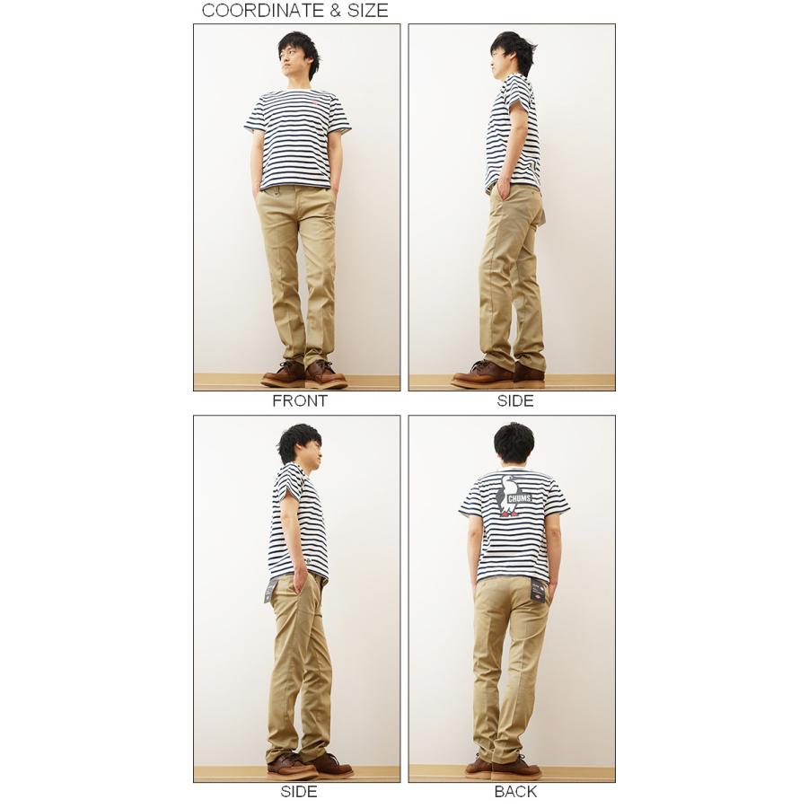 CHUMS チャムス ブービー ロゴ Tシャツ 半袖 メンズ ブービーフェイス プリント キャンプ アウトドア 登山 山登り アメカジ ボーダー ペンギン CH01-1835 | CHUMS | 01