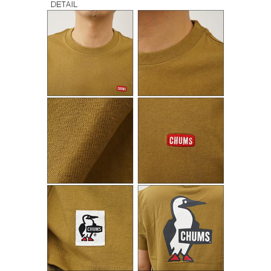 CHUMS チャムス ブービー ロゴ Tシャツ 半袖 メンズ ブービーフェイス プリント キャンプ アウトドア 登山 山登り アメカジ ボーダー ペンギン CH01-1835 | CHUMS | 02