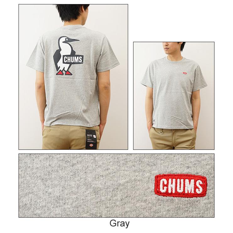 CHUMS チャムス ブービー ロゴ Tシャツ 半袖 メンズ ブービーフェイス プリント キャンプ アウトドア 登山 山登り アメカジ ボーダー ペンギン CH01-1835 | CHUMS | 05