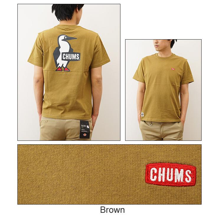 CHUMS チャムス ブービー ロゴ Tシャツ 半袖 メンズ ブービーフェイス プリント キャンプ アウトドア 登山 山登り アメカジ ボーダー ペンギン CH01-1835 | CHUMS | 07