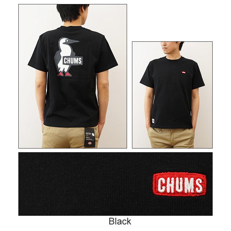 CHUMS チャムス ブービー ロゴ Tシャツ 半袖 メンズ ブービーフェイス プリント キャンプ アウトドア 登山 山登り アメカジ ボーダー ペンギン CH01-1835 | CHUMS | 09
