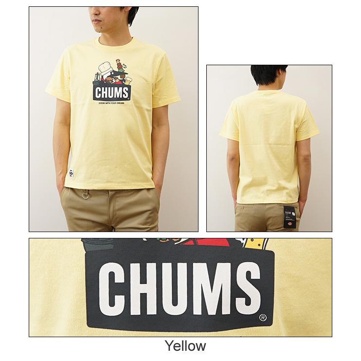 CHUMS チャムス BBQ ブービー Tシャツ 半袖 メンズ フェイス プリント キャンプ アウトドア バーベキュー 登山 山登り アメカジ ボーダー ペンギン CH01-1963 | CHUMS | 04